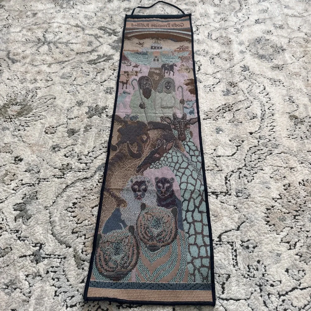 Wall tapestry God's Promise Fulfilled/ Noah's Ark - 7.5